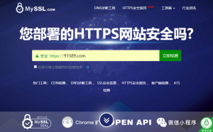 https网站安全检测服务myssl.com